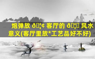 炮弹放 🦢 客厅的 🦅 风水意义(客厅里放*
工艺品好不好)